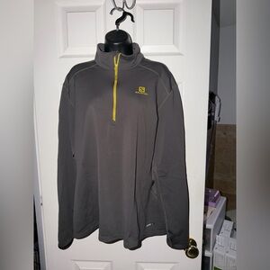 Salomon Men’s Discovery Half-Zip Micro Fleece Midlayer Top